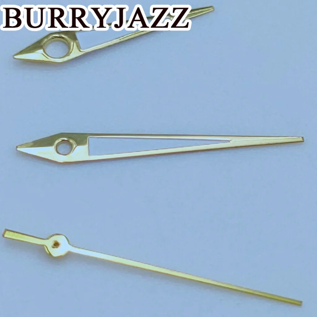 BURRYJAZZ-Mains de Montre, Or Rose, Vert Shoous, NH35, NH36, NH38, 7S26, 7S36, 4R35, 4R36