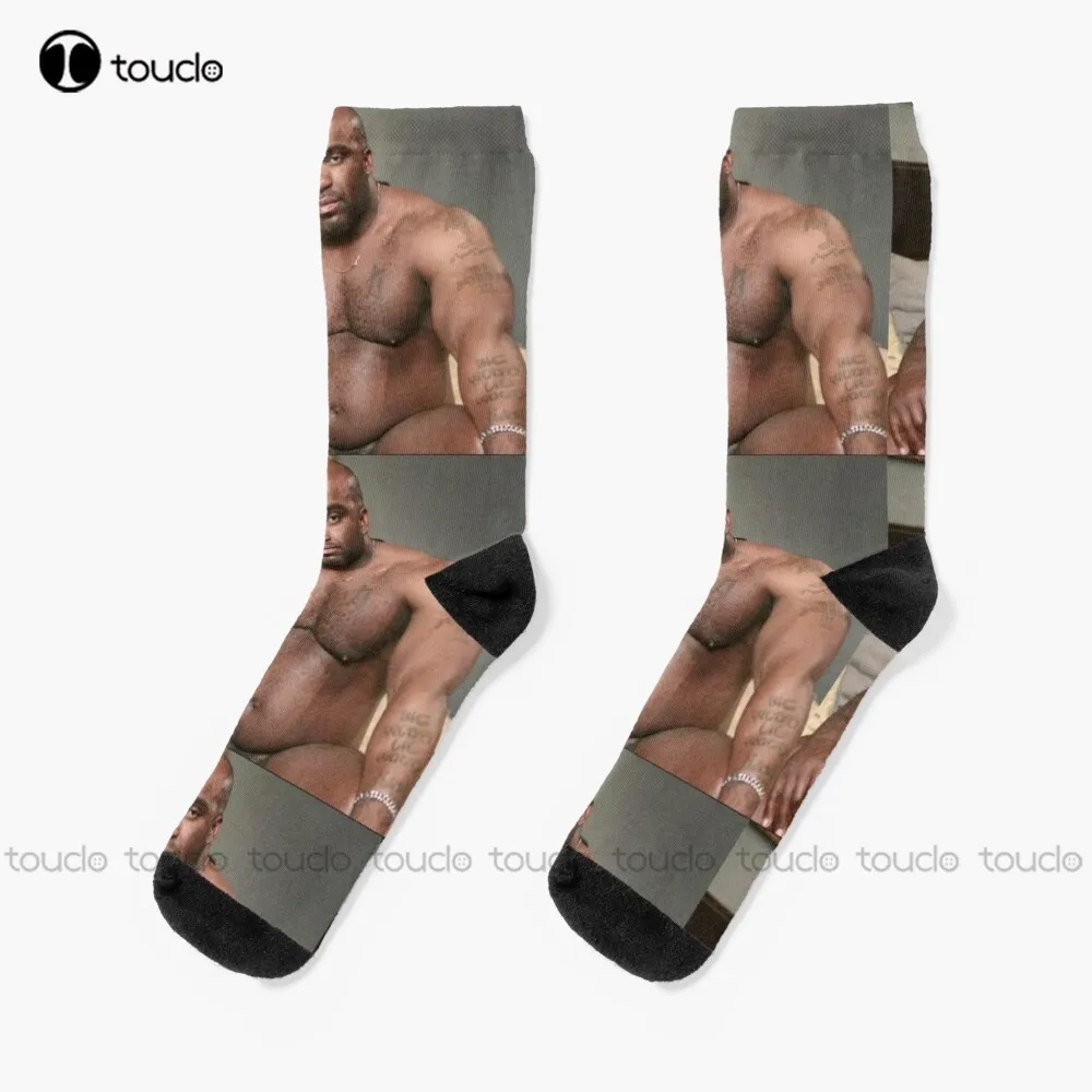 

Well Endowed Man Socks Cotton Socks For Women Unisex Adult Teen Youth Socks 360° Digital Print Custom Gift Funny Sock