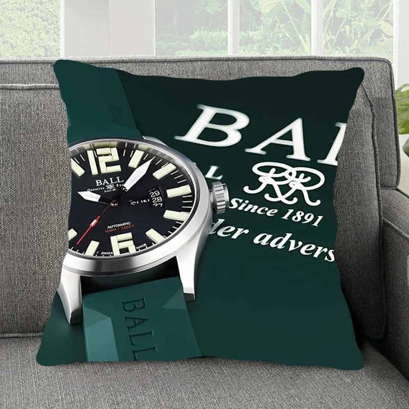 Square pillow Pillow Cover iving room car restaurant deck chair Dakimakura Throw Pillowcase Ball LOGO Fashion bolster Home Decor