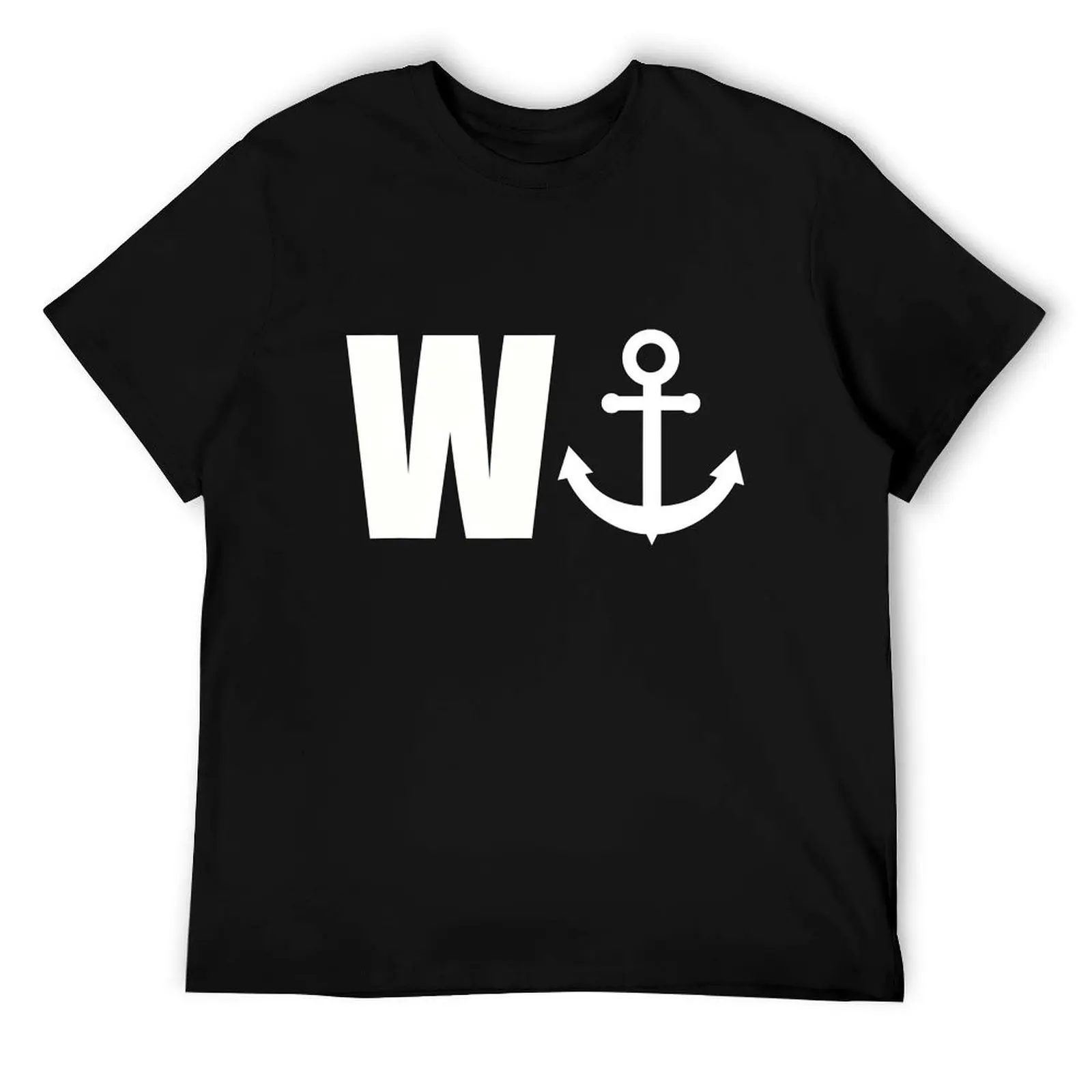 W ANCHOR Funny Wanker T-Shirt man t shirts high quality luxury brand t shirts for man cotton soft man tshirt T-Shirt
