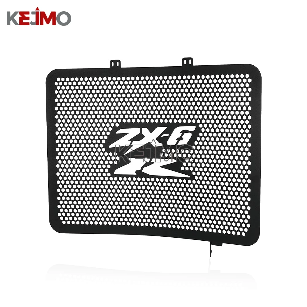 FOR Kawasaki ZX636 Ninja ZX-6R ZX-6RR ZX 636 6 R RR CNC Motorcycle Radiator Grille Guard Protector Cover Accessories 2003 2004