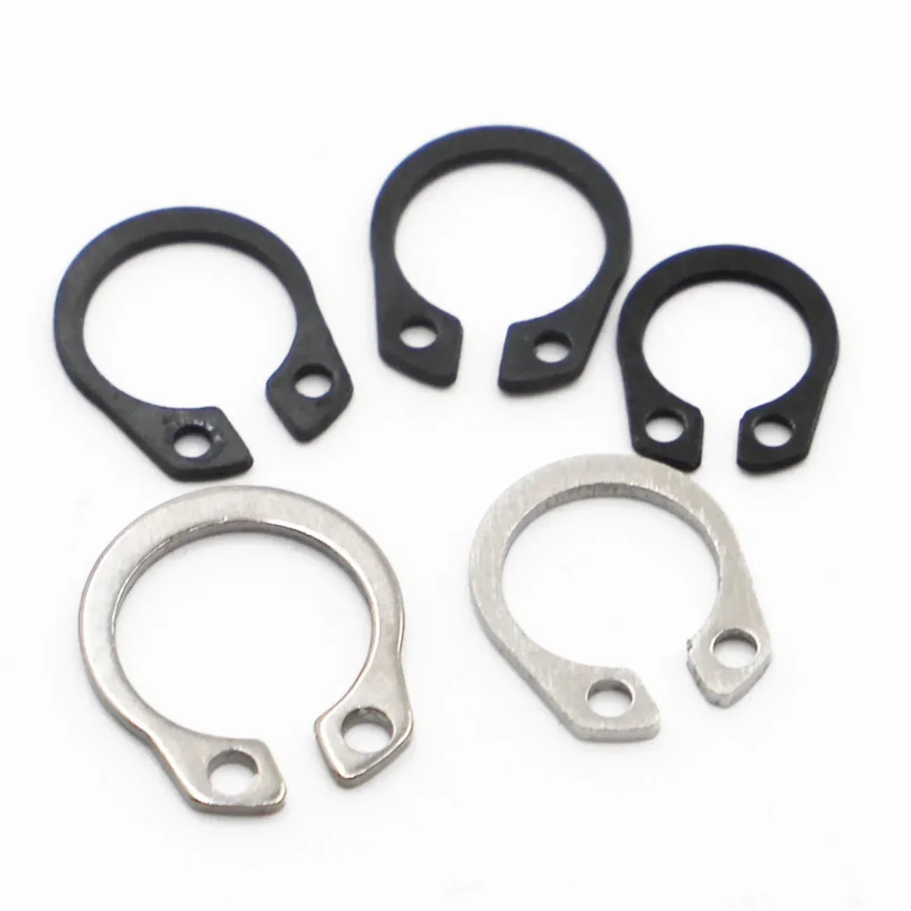 M3 to M50 C Type External Circlip Retaining Rings for Shaft 304 Stainless Steel Carbon Steel Circlip Snap Rings DIN471 GB894