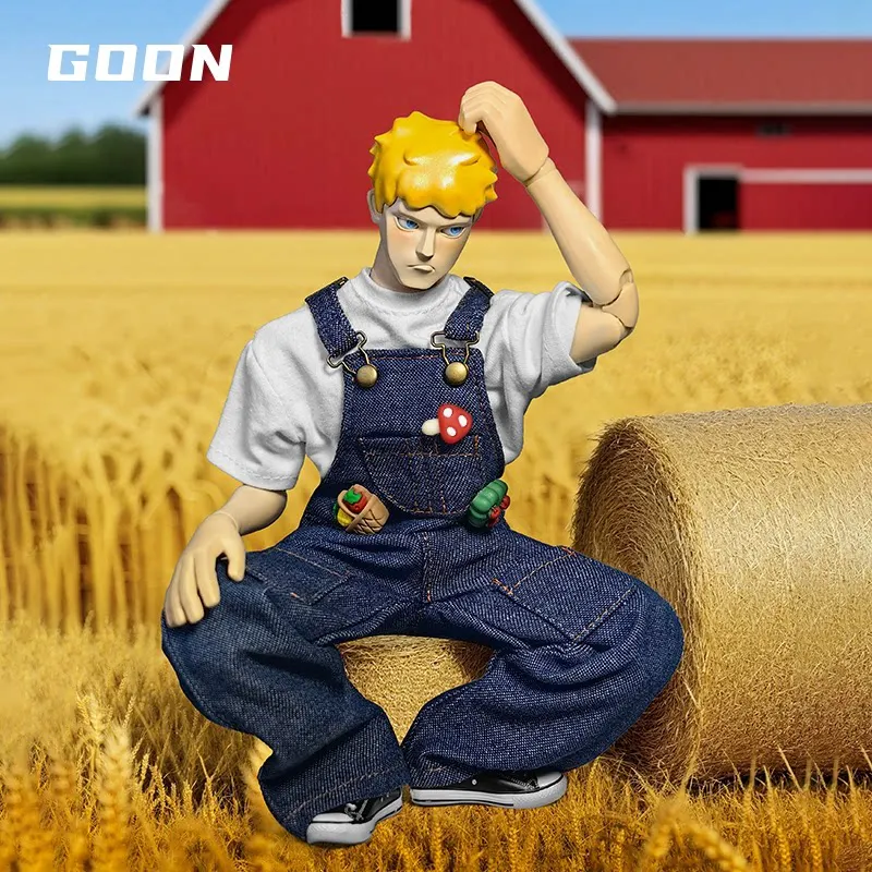 

Коллекционная фигурка Goon 1/6, оригинальная модная кукла Little E в плюшевом комбинезоне, настольное украшение, подарок, в наличии