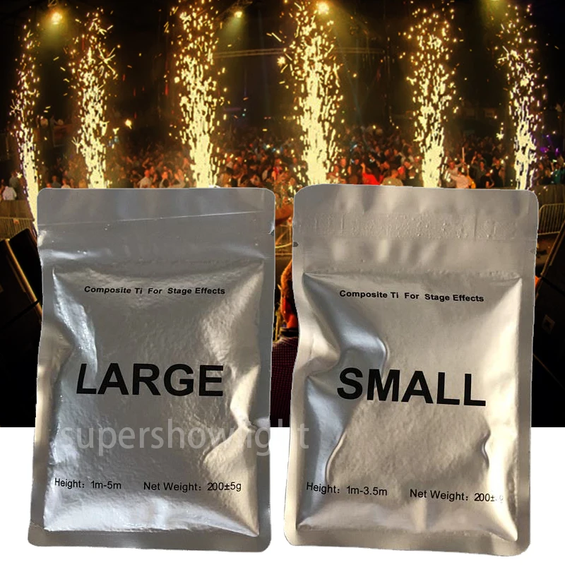 10 bags No Tax 200g Metal Powder Stage Dmx Control Cold Spark Machine Ti Powder for Cold Spark Machine