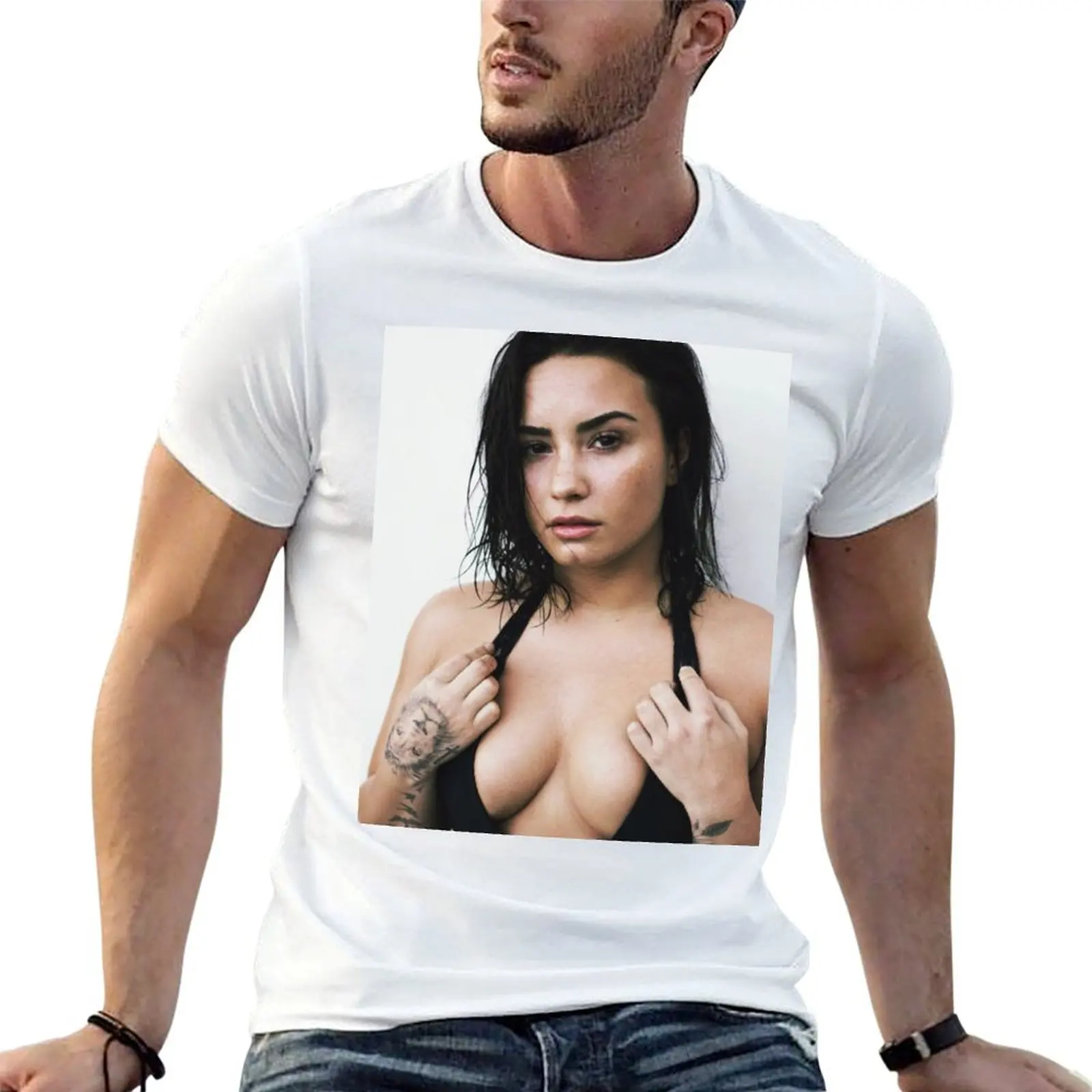 Demi Lovato T-Shirt t shirts with prints graphic t shirts for man T-Shirt