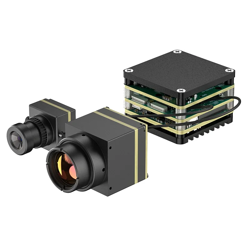 2025 AI Camera Module FPV Drone Dual Cameras Infrared Thermography 450M Intelligent Precise Tracking Distance Drone Camera