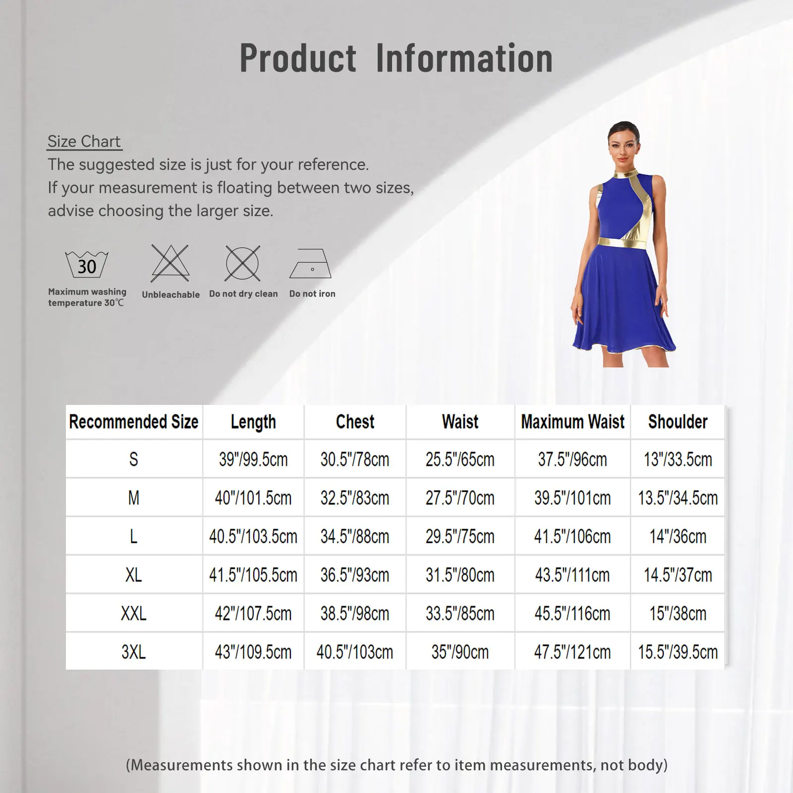 Damska Sukienka do Tańca Lirycznego, Tańca Pochwałowego, Nowoczesnego, Metaliczna Sukienka Tunika Bez Rękawów z Naszywkami, Kostium do Tańca Liturgicznego i Wyznawczego