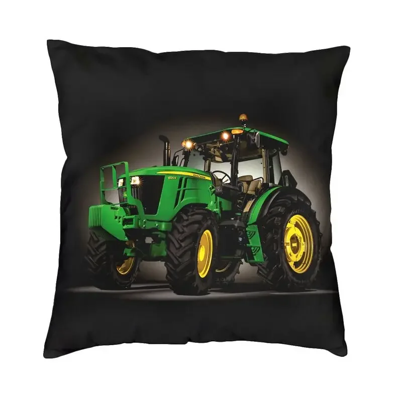 

Tractor Throw Pillow Cover Living Room Decoration Polyester 3D Print Sofa Chair Cushion Cover Bedding Office Pillowcase