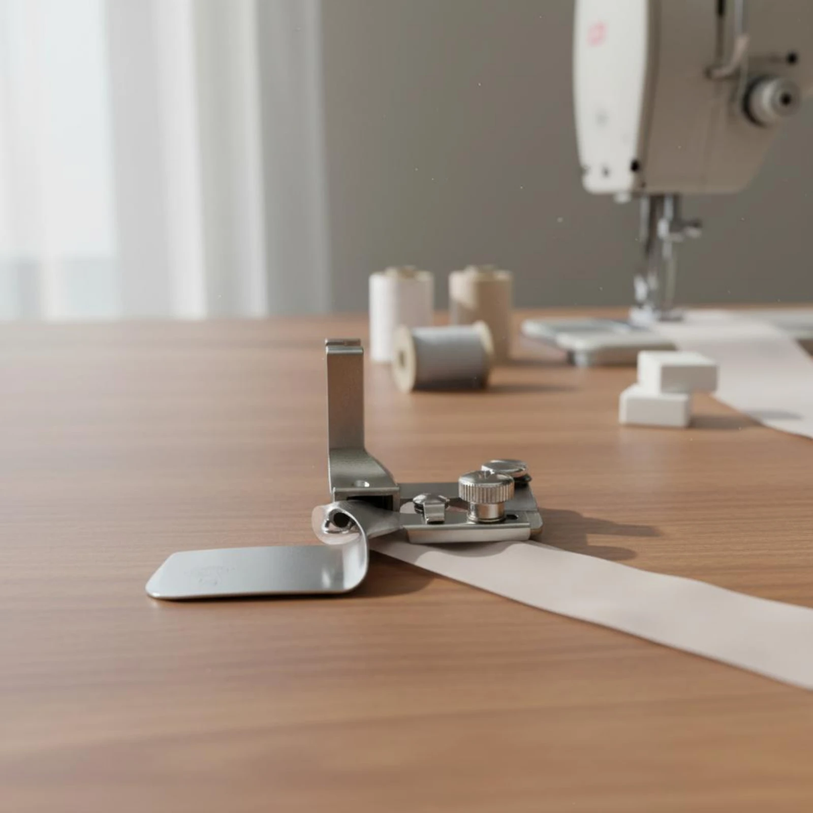 Gebogen zoomvoet, duurzame rol - Rolled Hem Foot recensie en prijs