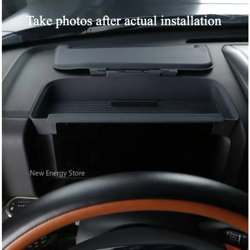 For Haval H9 2024-2026 Instrument Panel Sunshade Storage Box Car Mounted Multifunctional Dust Cover Interior Accessories