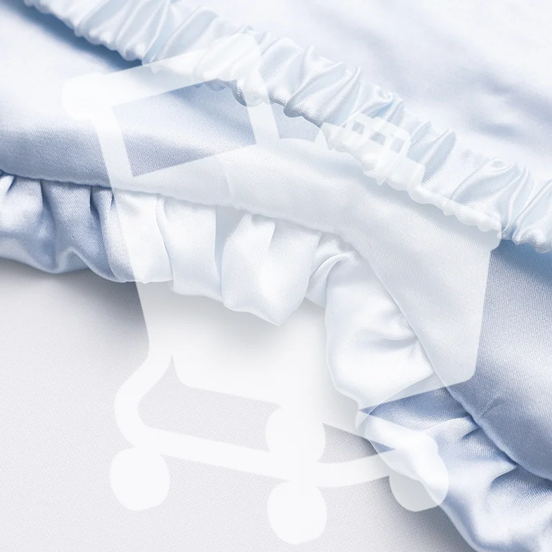 

Multicolor Silk Ruffle Sleep Eye Mask Eye Protection Travel Soft Sleeping Shading Eye Covers Eye Patches For Woman Man