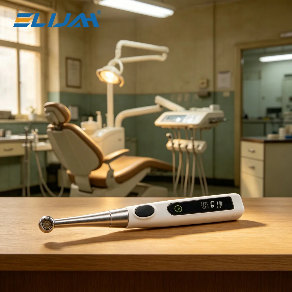 ELIJAH Kabellose 1S Metall-Kopflampe Dental LED-Polymerisationslampe 800-2400mw/cm² 360° °   Rotierende Lichthärtungslampe für Zahnmedizinische Instrumente