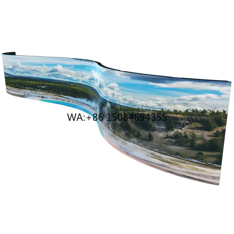 

Ultra Curved HD LED Display P1.25 P1.53 P1.86 P2 P2.5 P3 Indoor Curved Flexible LED Screen for present