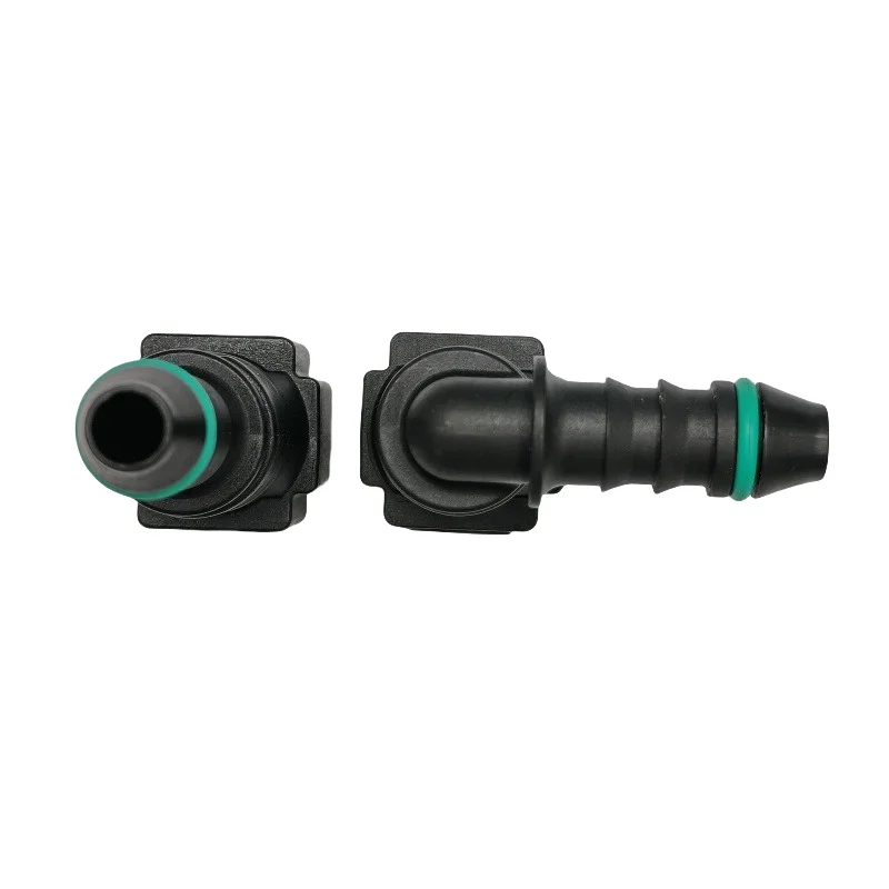 6.30mm ID6 auto Fuel line quick connector with 180 and 90 degree SAE  fuel pipe fittings  female joint 2PCS a lot