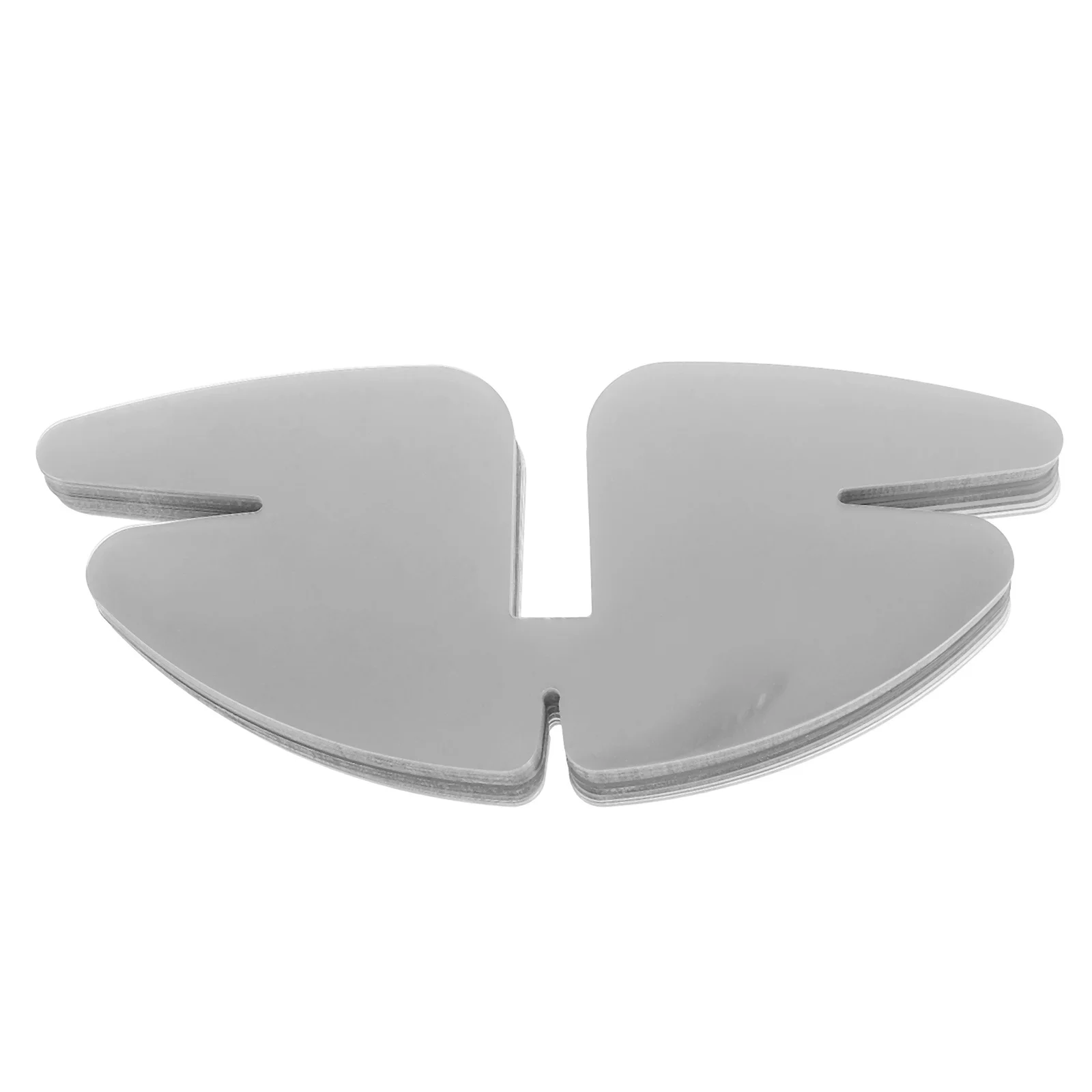 50 szt. Wkładki do kołnierzyka koszuli męskiej, plastikowe, przezroczyste, zapewniające prostotę i elegancję, łatwe w montażu, do stroju biznesowego.