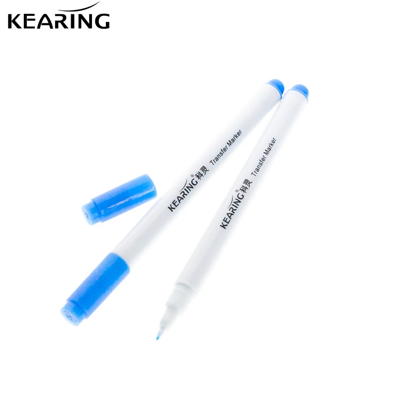 

Kearing Transfer Tracing Pen Textile Marker Acryl Tip Auto Fabric Marker for Designs Temporary on Fabric Sewing 2 PCs/Lot