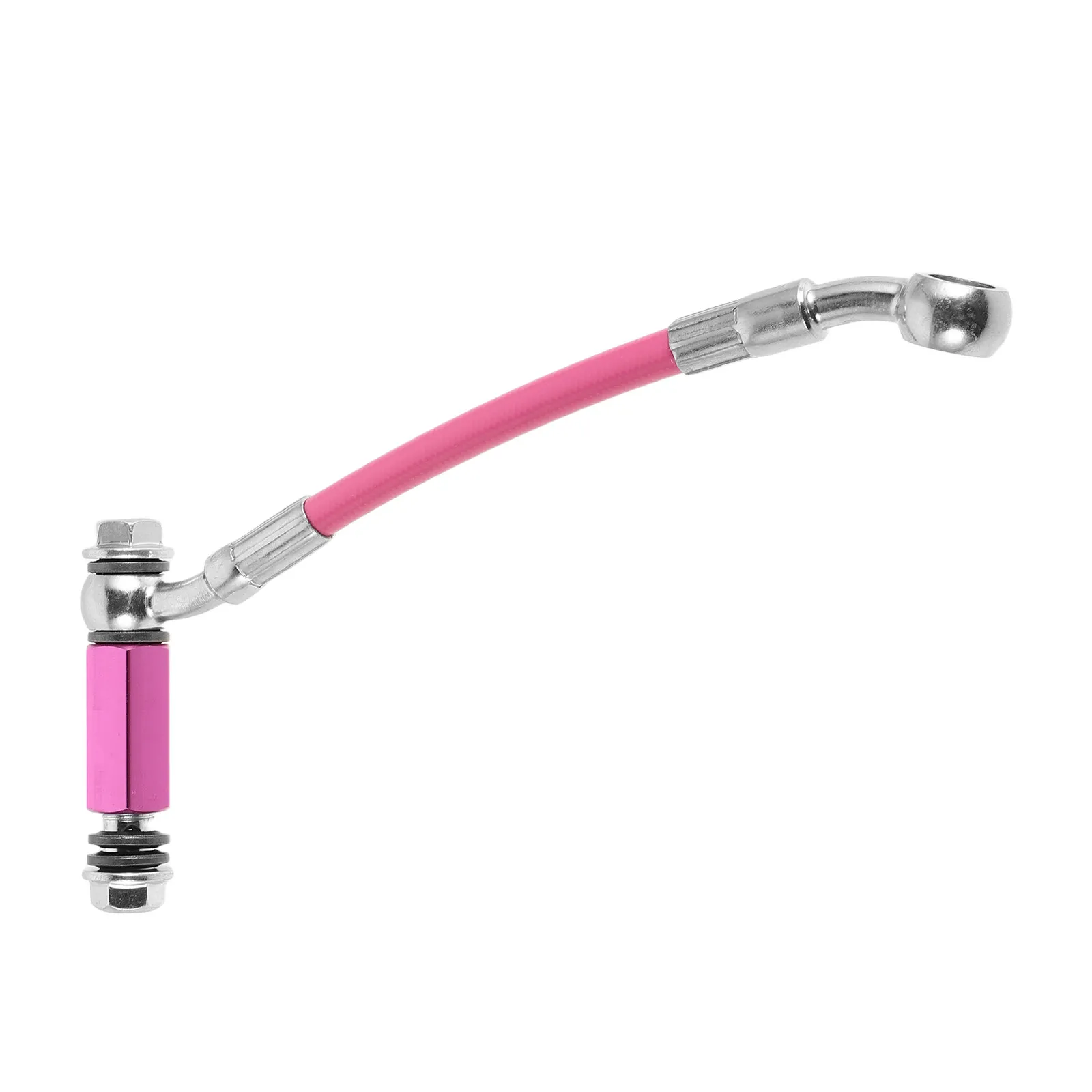 Motorcycle Brake Hose Extender Connector 15Cm Universal Rotatable Brake Line Union Fitting for Atv Pit Bike Dirt Bike Hydraulic