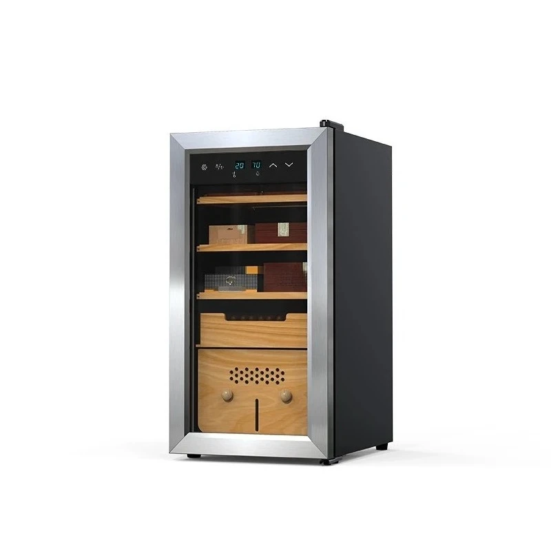 Compressor cigar moisturizing refrigerator household cedar wood cigar cabinet constant temperature