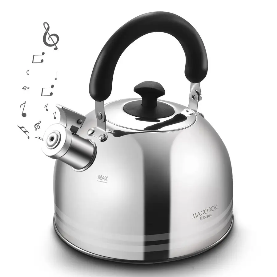 

Tea Kettle, 5.7QT 6L Whistling Tea Kettle for Stove Top, 304 Stainless Steel Tea pot, Large Teapot for stovetop, Camping Kettle