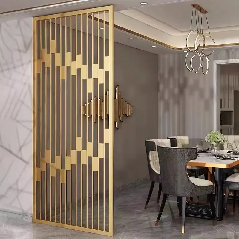 Metal Living Room Divider Partition Panel Home Room Separator Screen Raumteiler for Home Use