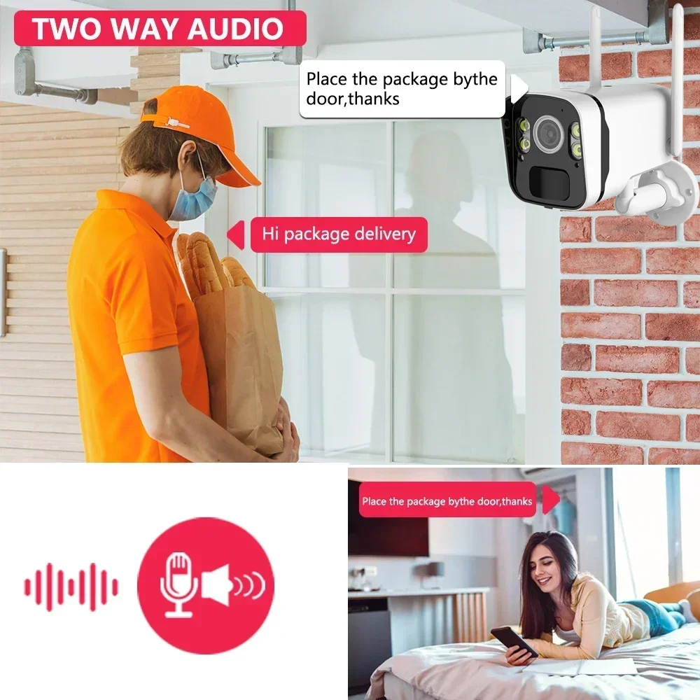 مجموعة نظام أمان للمراقبة بالفيديو NVR مع شاشة كشف PIR ، بطارية لوحة شمسية لاسلكية ، كاميرا WiFi ، wi-fi ، 10CH ، 5MP