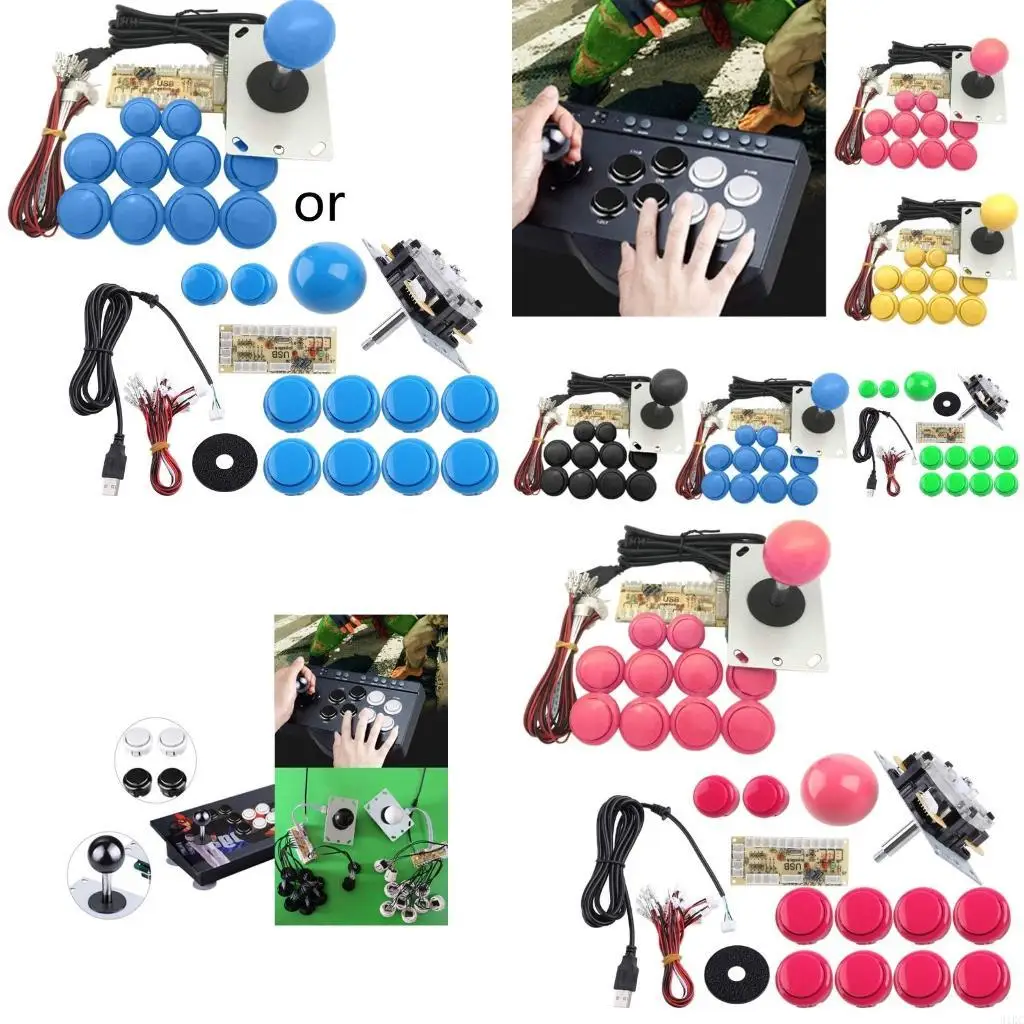 

Штыри Джойстик SANWA Кнопка Нулевая задержка USB-плата Набор проводов для ПК Raspberry P