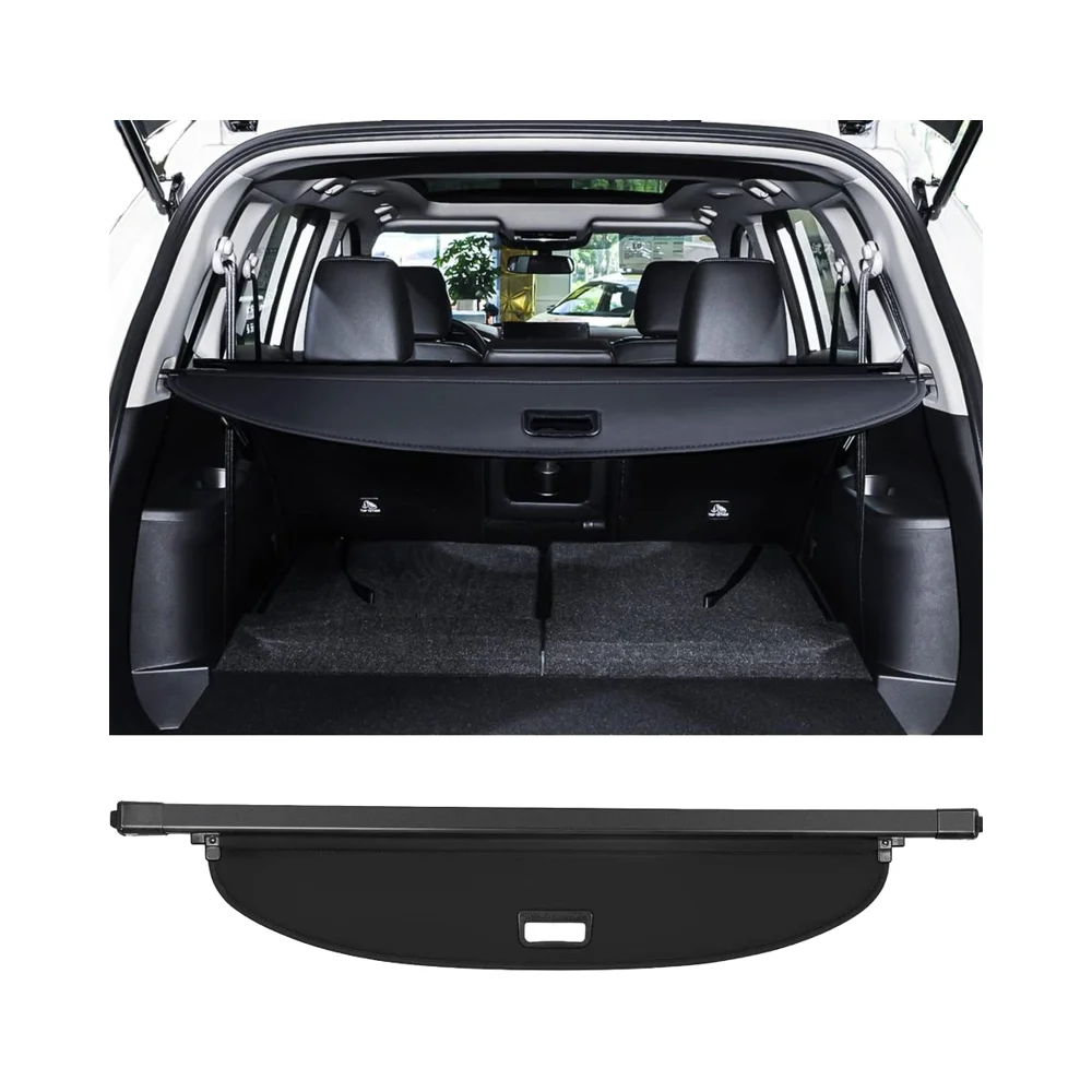 

Waterproof All Weather Black Retractable Rear Trunk Cargo Luggage Security Shade Cover Shield Interior Accessories Nissan