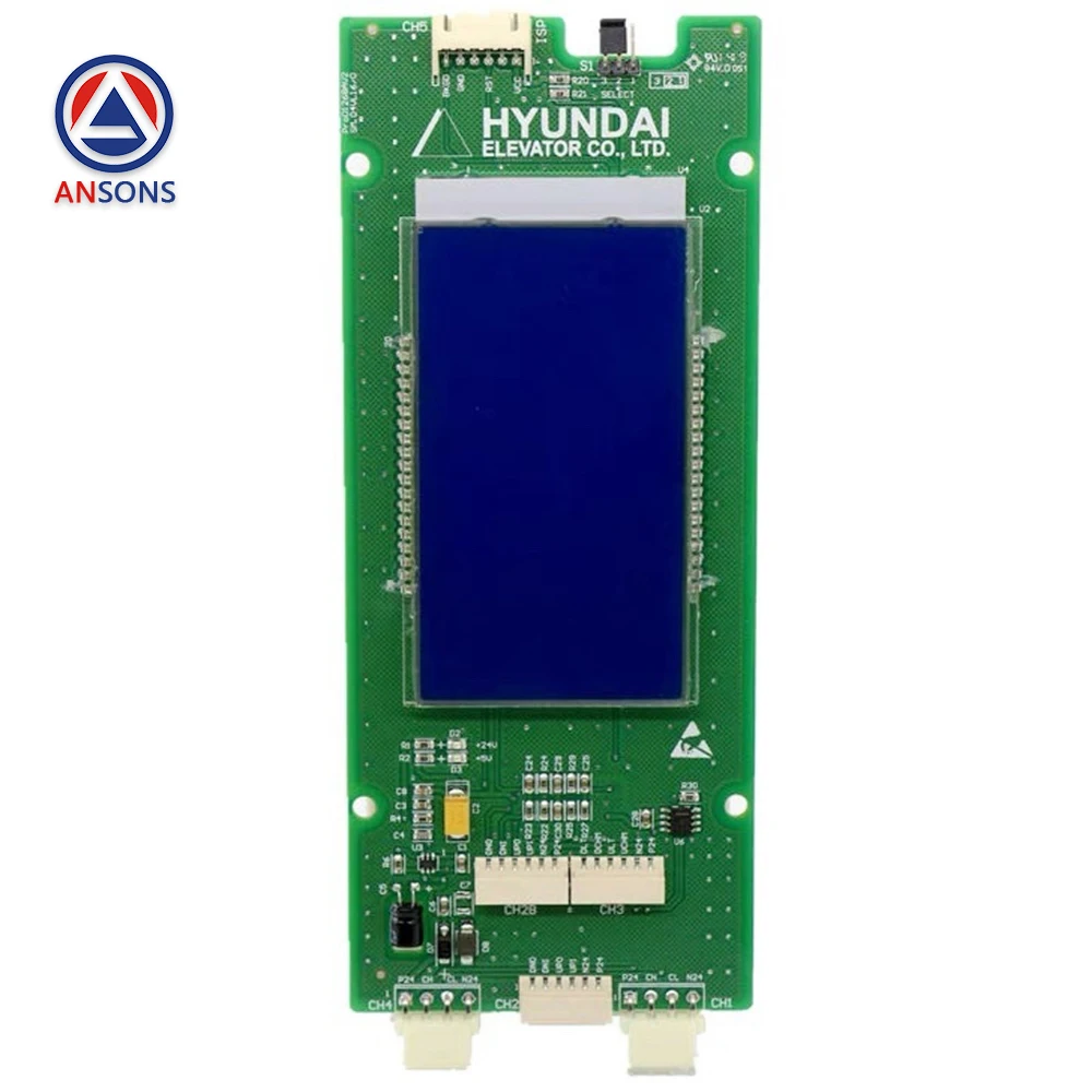 

HIPD-CAN-LCD YA3N434 Hyundai Elevator LCD PCB Liquid Crystal Display Board Language English Ansons Elevator Spare Parts