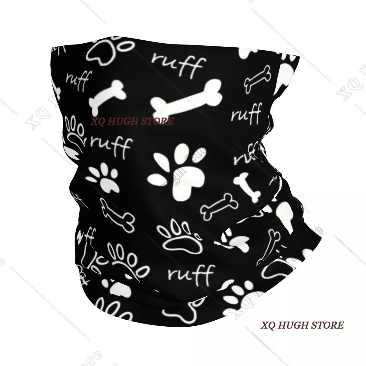 

Любитель домашних животных, собачьи лапы и кости, зимняя повязка на голову, утеплитель для шеи, походный велосипедный шарф-труба, след животного, бандана для лица, гетры