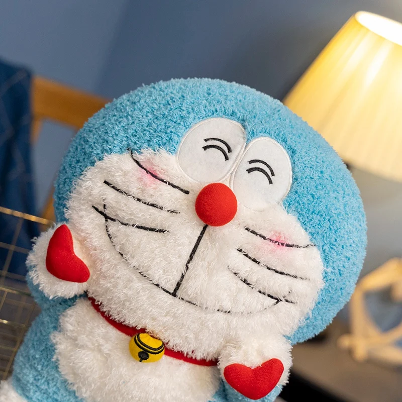 Doraemon Vinger Hart Pluche Speelgoed Mooie Knuffel Knuffels Gevulde Doraemon Anime Pop Gooien Kussen Slaapbank Home Decor Geschenken