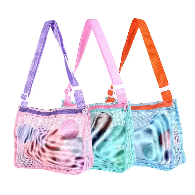 Children\'s Toy Storage Bag Travel Travel Beach Bag Hollow Can See Through The Beach Net Bag Shoulder Bag