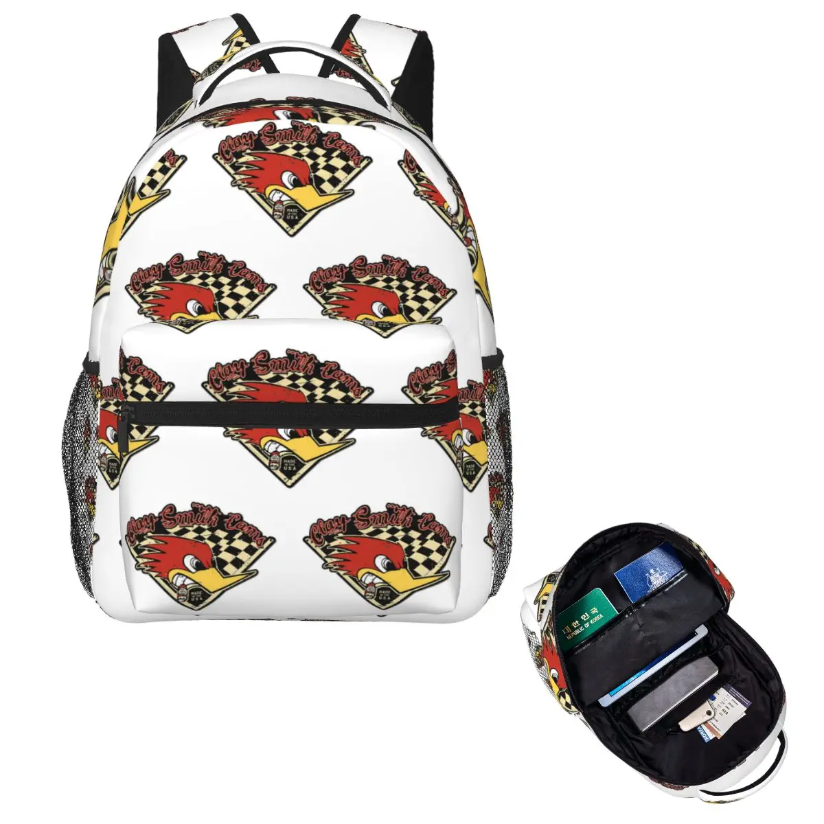 

Сделано в США, уличный рюкзак Mr.Horsepower Clay Smith Cams, Лидер продаж, рюкзак, детская сумка для книг, школьная сумка, сумки на плечо