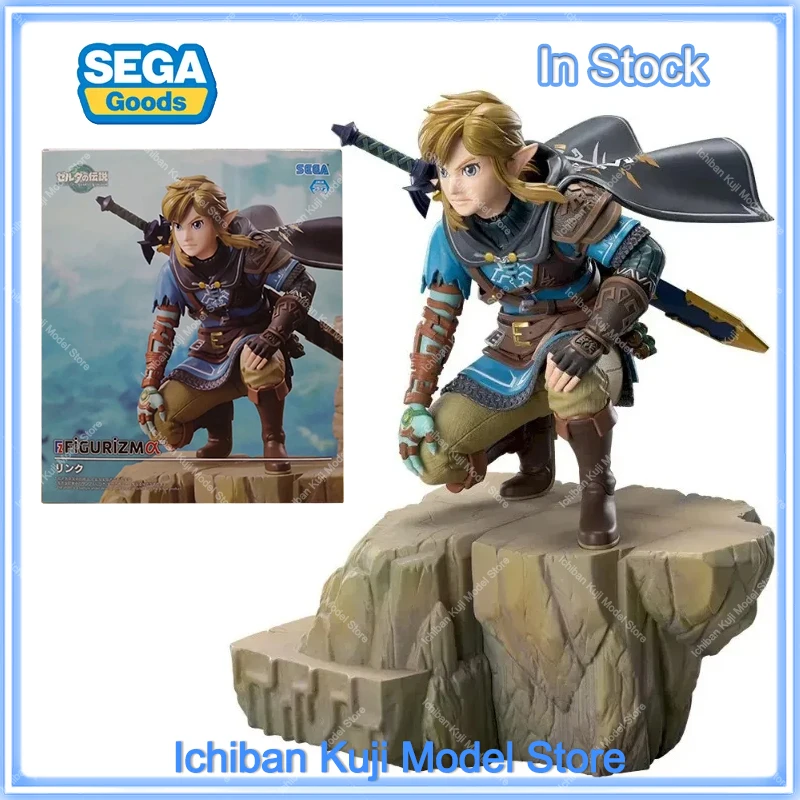 100%Original In Stock Sega The Legend of Zelda Tears of the Kingdom FIGURIZMa Link Figure SEGA 23CM Anime Model Collectible Toys