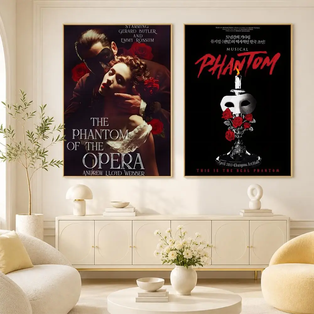 The Phantom of The Opera Poster Room Home Decoration Interior Wall Art Printing Garage Posters Gift