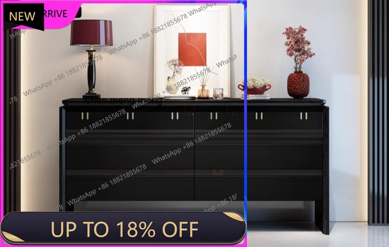 

C88 Entrance chest villa living room high-end, modern simple master bedroom bedside locker