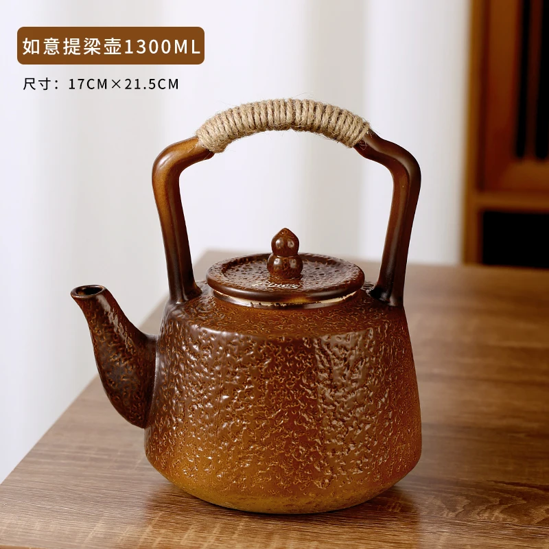 Tea pot, indoor ceramic suit, outdoor stove, domestic Chinese tea pot, charcoal fire, winter stove