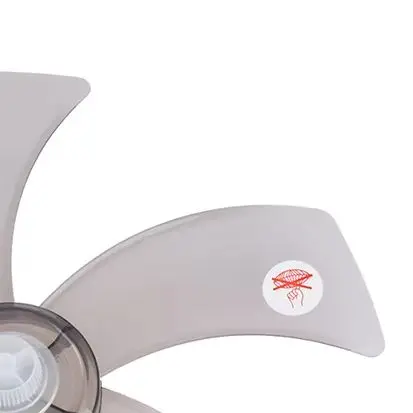 Household Plastic16 Inch Fan Blade Five Leaves With Nut Cover For Pedestal Transparent Table Stand Fanner General Accessories