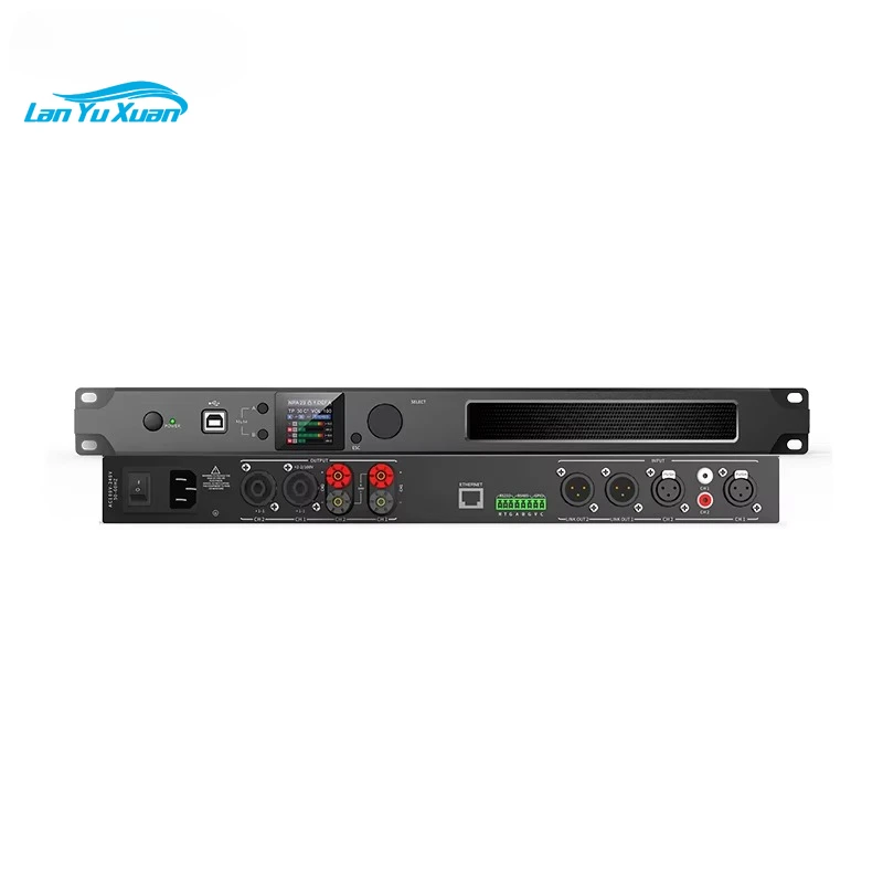 

Active Digital Amplifier with DSP Metal Shell AC Power Supply for Concerts Stages Outdoor Applications Including Software