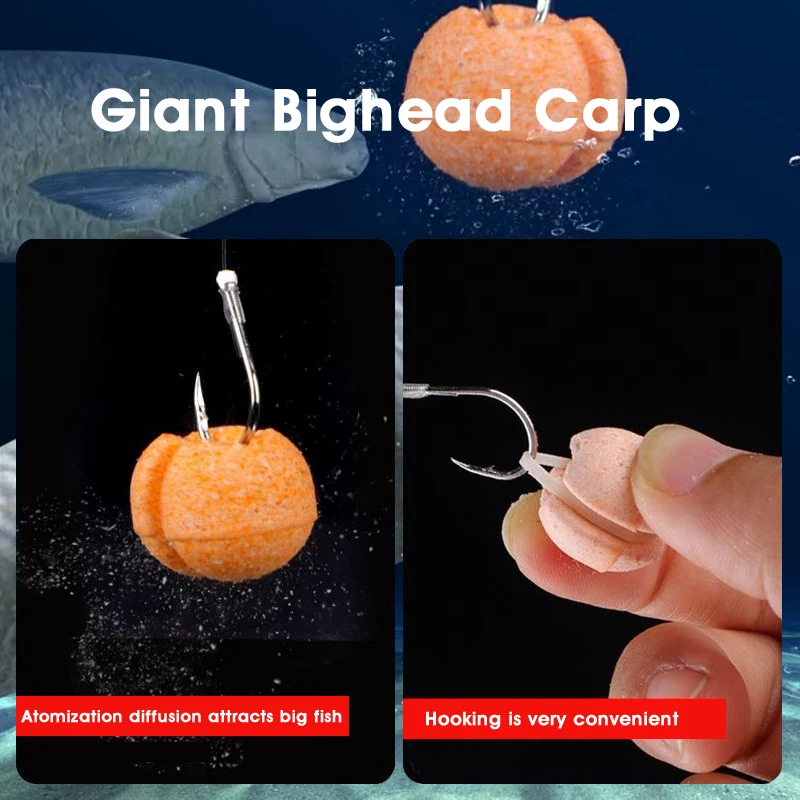 Planet Bead Bait Fishing Large Fish Bait 250g Peach Flavor Fishing Large Carp Herring Grass Carp Fish Food Particles Big Things Giant Fishing