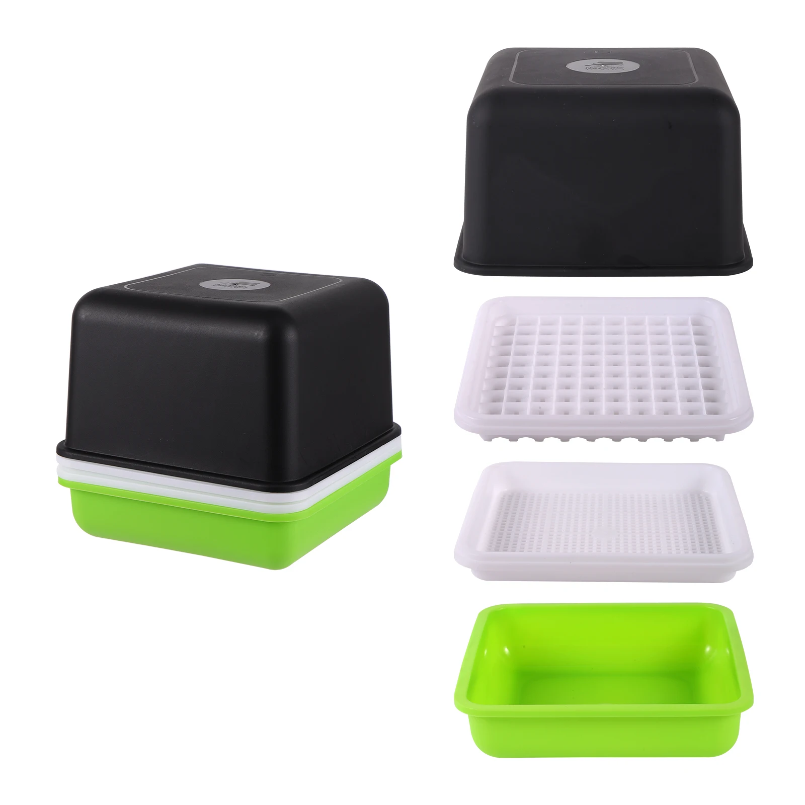 Seed Sprout Tray Garden Hydroponic Peanut Sprouting Box Pea Bean Seedling Sprouter Cat Grass Germination Soilless Planting Pot