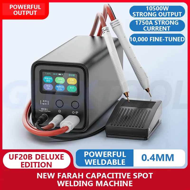 

UF20B Farad Capacitor Spot Welding Machine 18650 Lithium Battery DIY Nickel Sheet Spot Welding Machine Awitz Spot Welder