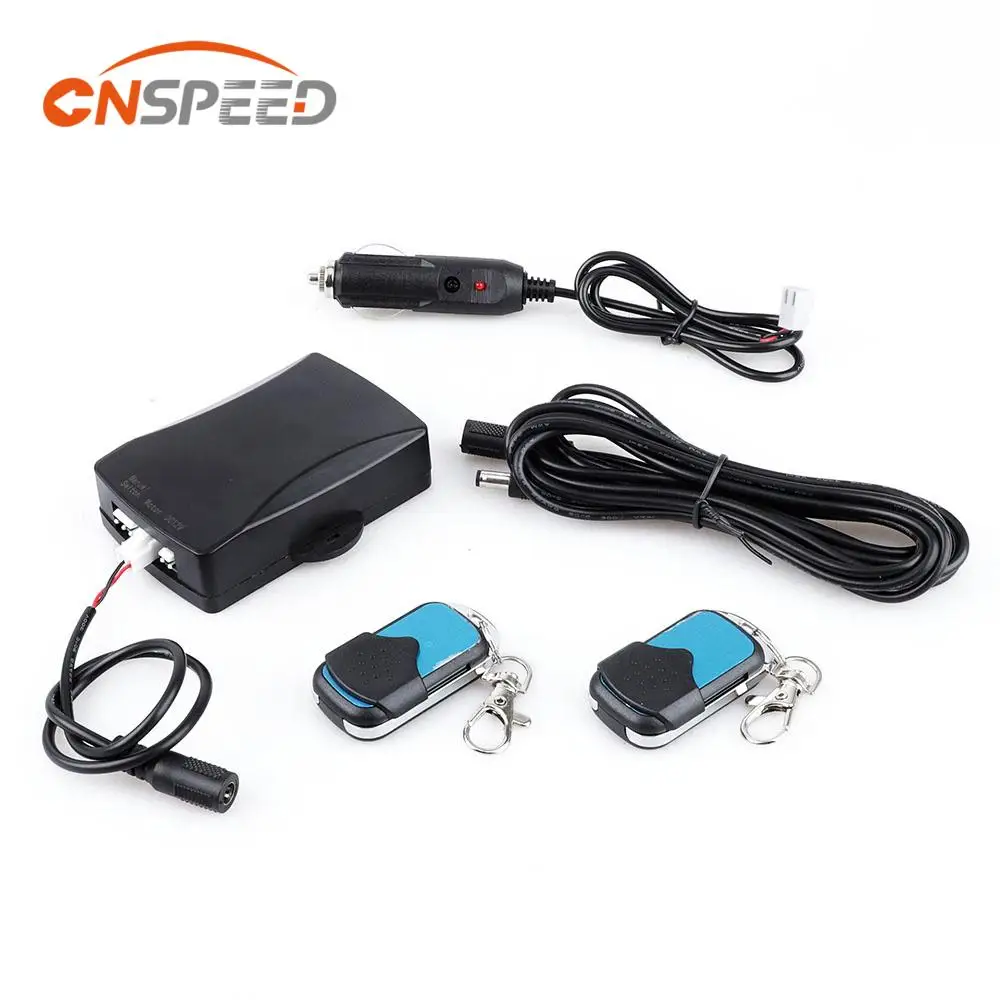 For Exhaust Muffler Electric Valve Cutout System Dump Remote Controller Switch Universal 12V Car Wireless Remote Control Kit 13"