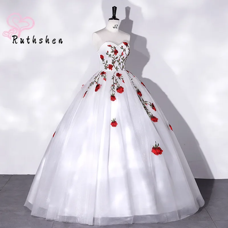 Vestido De baile De quinceañera con corsé sin tirantes, novedad De 2023, vestidos De baile De graduación con flores