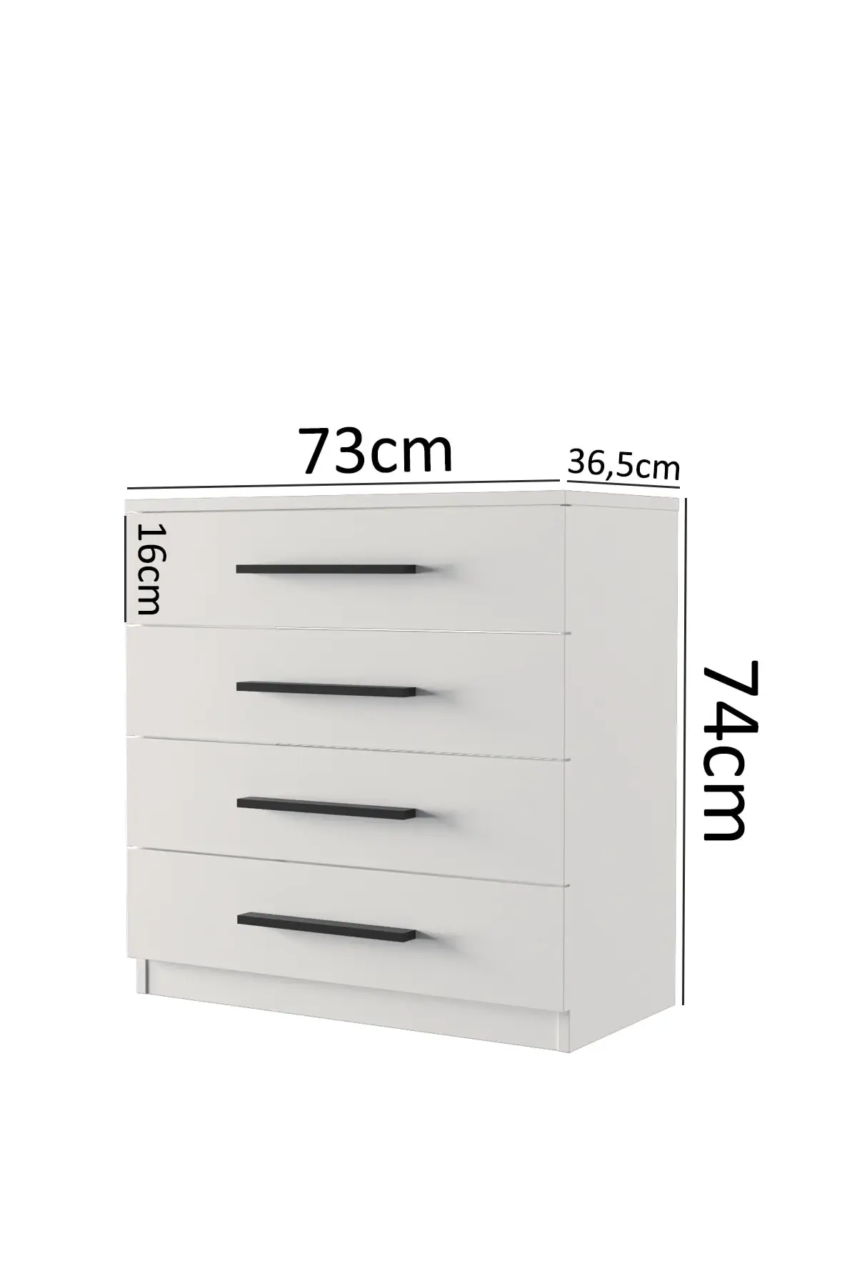 White Dresser Dresser 4 Drawers 2021 Bedroom Decoration