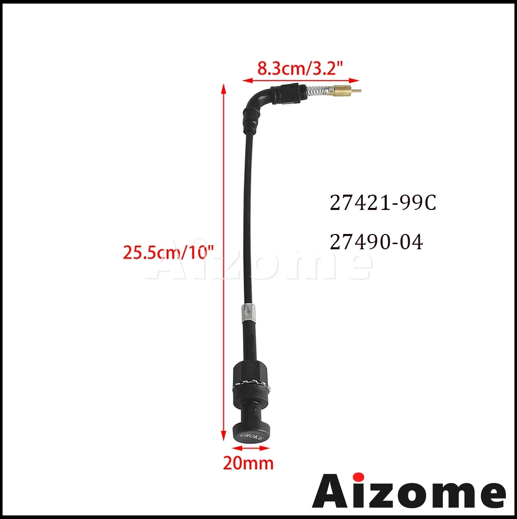Gaźnik motocyklowy dławik kablowy wiązka przewodów 27421-99C 27490-04 części CV40 dla Harley Sportster 883 1200 XL883 XLH1200 XL 883