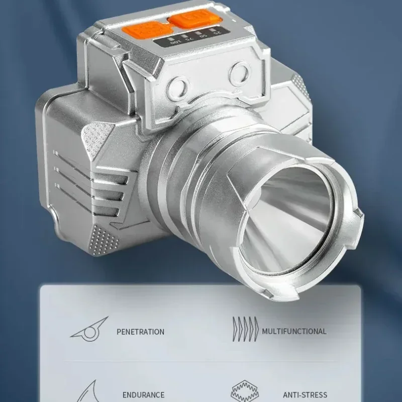 

Rechargeable Hunting Headlamp - High Lumen LED, Waterproof, for Camping and Hiking