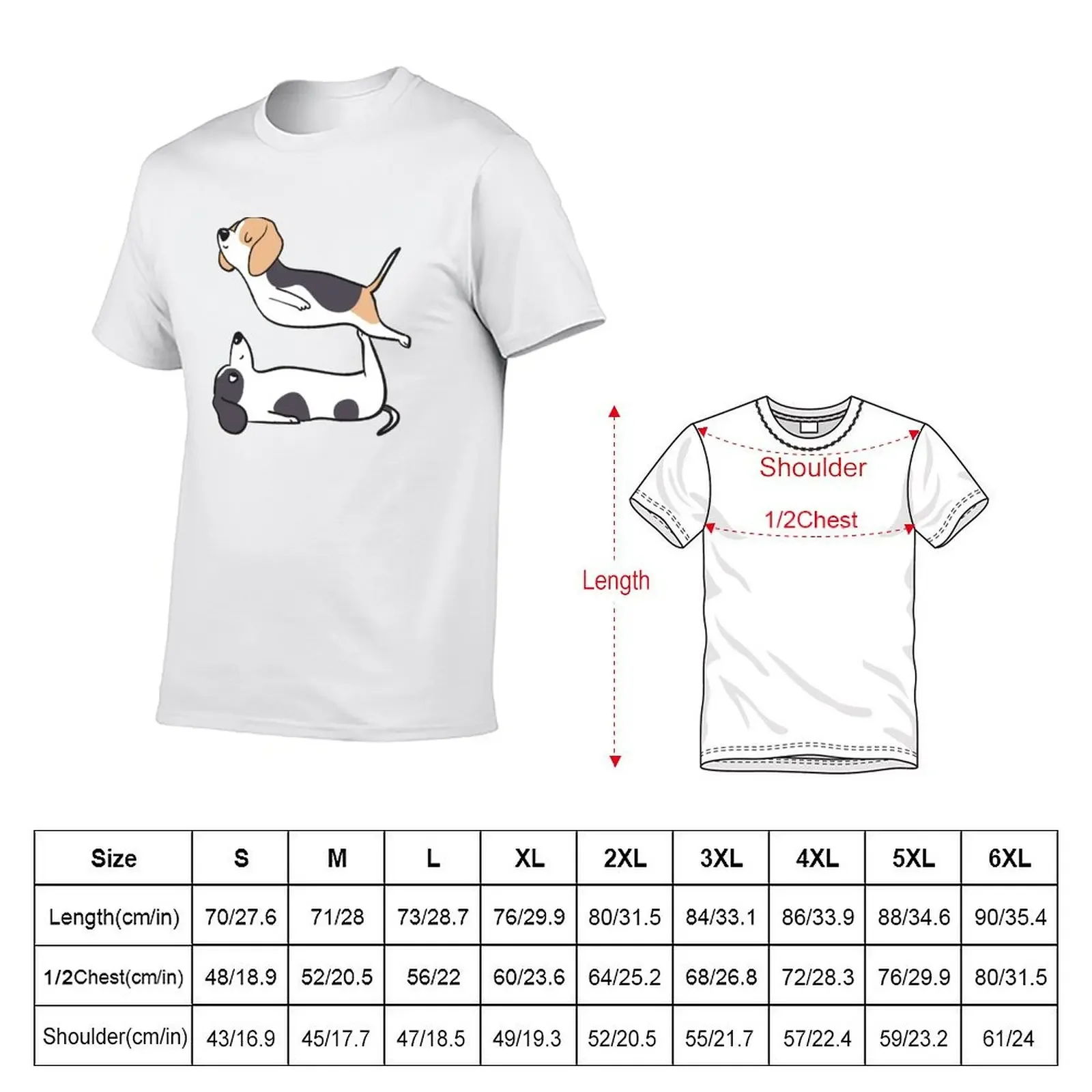 Acroyoga Beagle T-Shirt oversized graphic tee graphic t shirt vintage T-shirt men