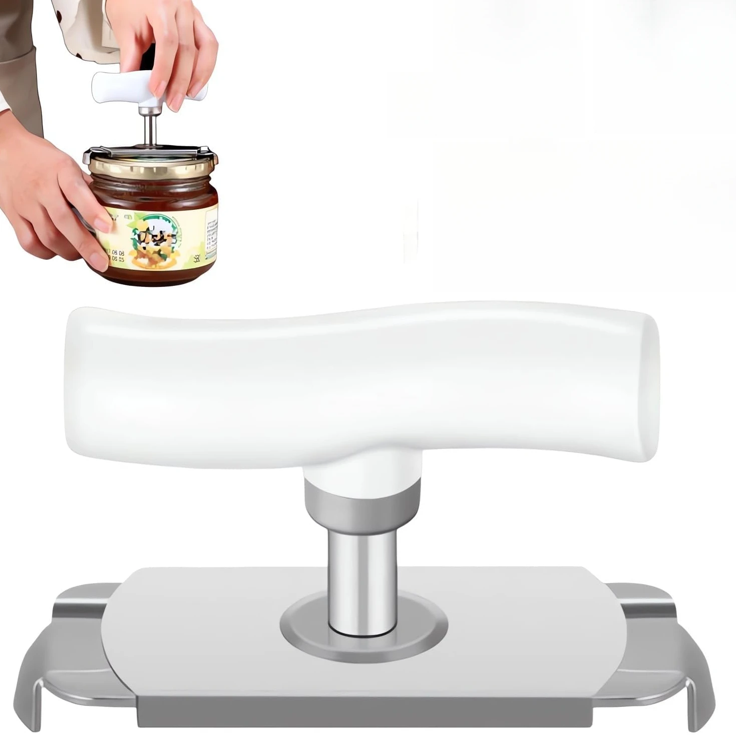 Jar Opener Can Opener Adjustable Effortless Arthritis Jar Opener Labor-Saving for Seniors with Arthritis