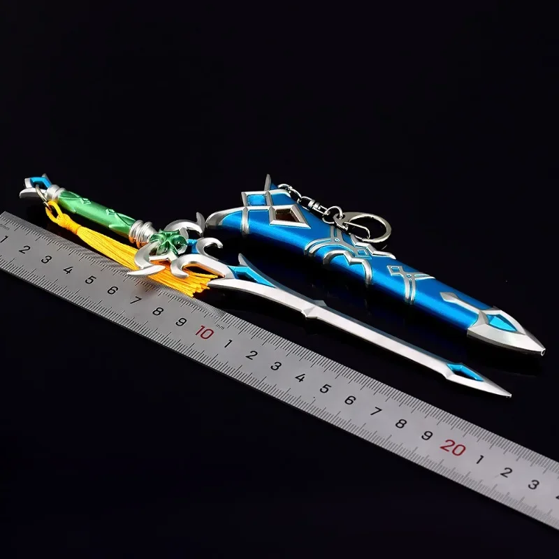 ملحقات نموذج سلاح بيريفيرالا ، دموع المملكة ، سيف الإلهة ، شفرة غير مقطوعة ، مجموعات سلسلة المفاتيح ، 22 أو #6