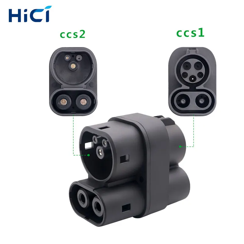 HICI بالجملة Ev شاحن Ccs محول Nacs إلى Ccs1 تيار مستمر شحن 250a Ccs كومبو 1 تسلا إلى Ccs1 محول